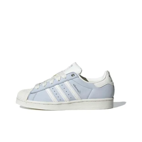 Adidas Originals Superstar Skateboard Shoes Women's Low-Top Blue/White