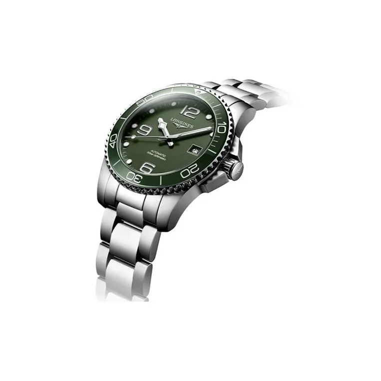 LONGINES Heart Moon Collection Automatic Mechanical Movement Unisex Watch 41mm Green Dial-3
