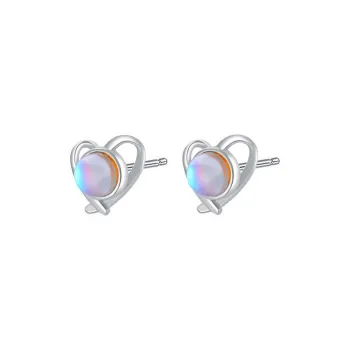 EUA Jade Stud Earrings Women's