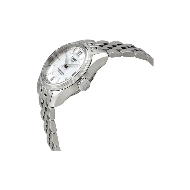TISSOT Treasure Ring Series Mechanical Movement Women's Watch 32mm White Dial Stainless Steel Case Steel Strap-1