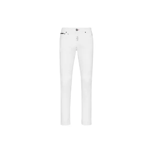 PHILIPP PLEIN Jeans Men White