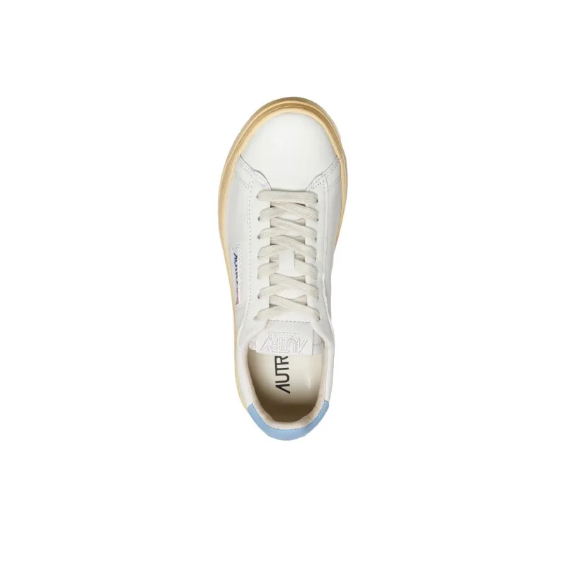 AUTRY Dallas Low Top Skateboard Shoes Women's White Blue-3