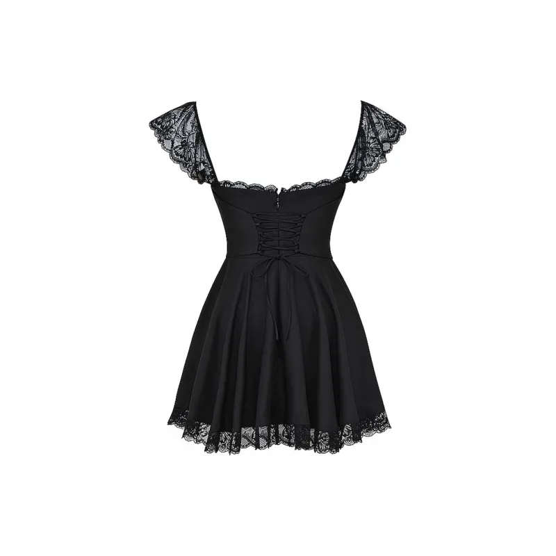 HOUSE OF CB KAIA Short Sleeved Dresses Women's Black-6