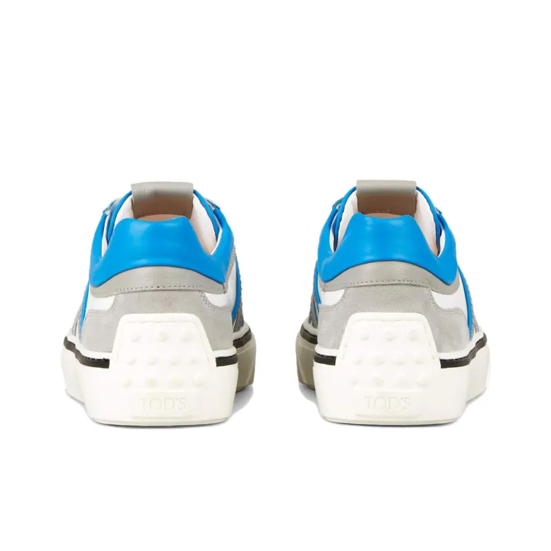 AUTOMOBILI LAMBORGHINI x TOD'S Low-Top Skateboard Shoes Women's Gray Blue-3