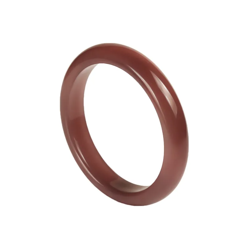 Artisan Lock Heart Jade Colored Glaze Jade Bangles Women's Colored Glaze-0