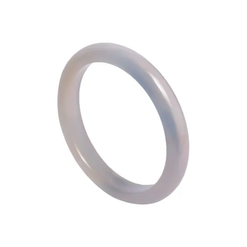 Artisan Lock Heart Jade Chalcedony Jade Bangles Women's Chalcedony