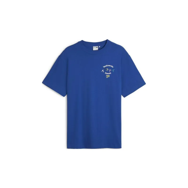 PUMA DOWNTOWN T Shirt Men's Blue-1