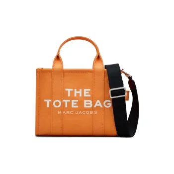MARC JACOBS Logo Printed Zip-Up Small Tote Bag