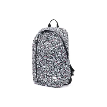 CHUMS Recycled Polyester Backpack Unisex Black White