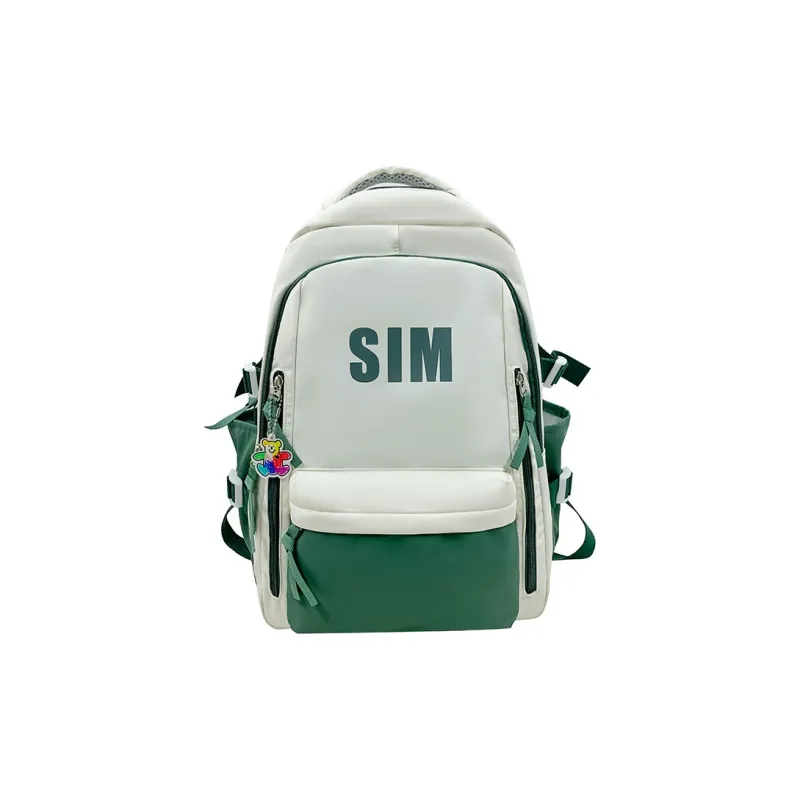 Gerlanx Nylon Backpack Regular Unisex Red/Blue/Black/Brown/Green-11
