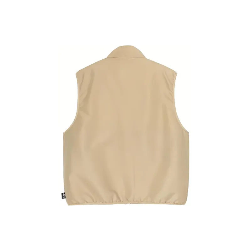 Stussy Colorblock Reversible Mixed Sherpa Vest-3