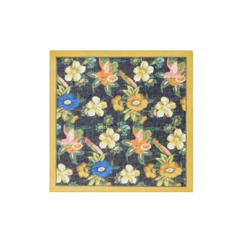 ETRO Floral-print Linen-silk Scarf