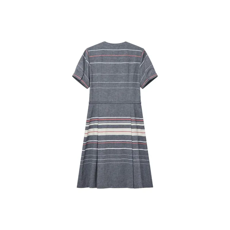 HAZZYS Short Sleeved Dress Women's Navy Blue-1