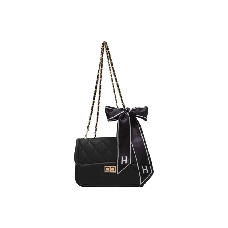 Bywhich PU Shoulder Bag Crossbody Bag Women's Black/White-4