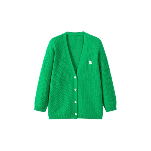 URLAZH Sweaters Women's Bright Green