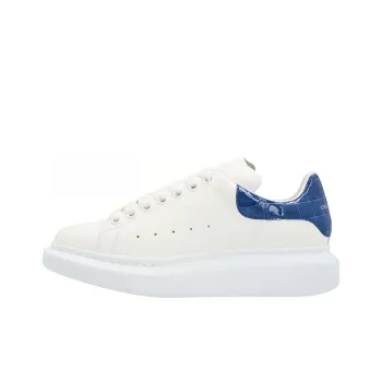 Alexander McQueen Oversized Indigo Croc Women's