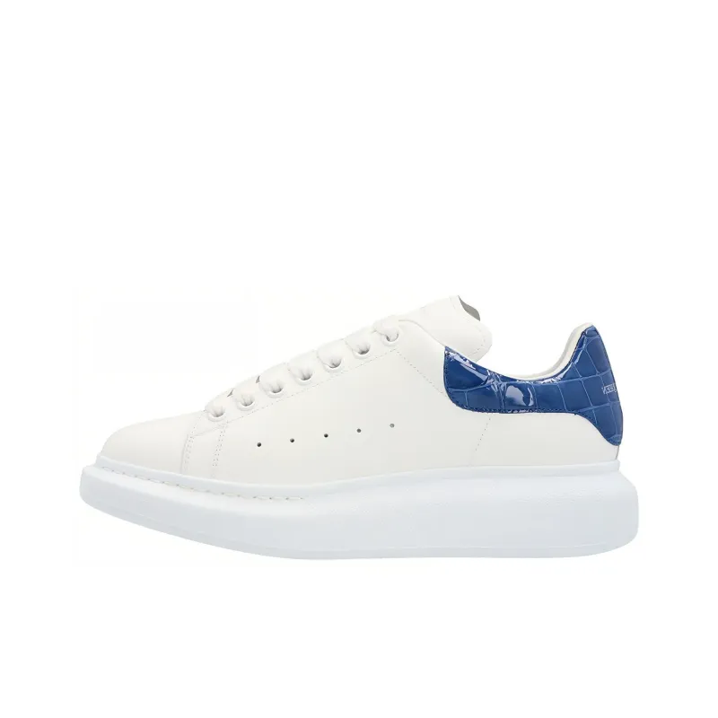 Alexander McQueen Oversized Indigo Croc Women's-0