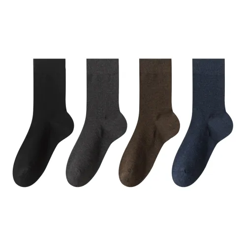 MIZU Mid-Calf Socks Men's 4 Pack