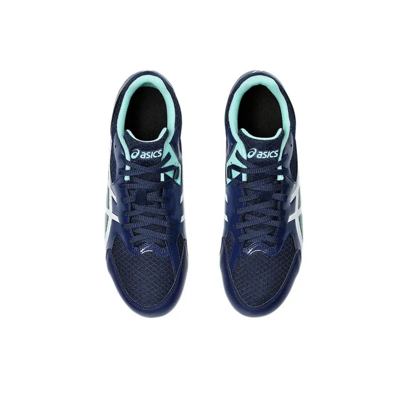 Asics Effort 13 IC/IN Slip Resistant Soccer Shoes Unisex Blue-4