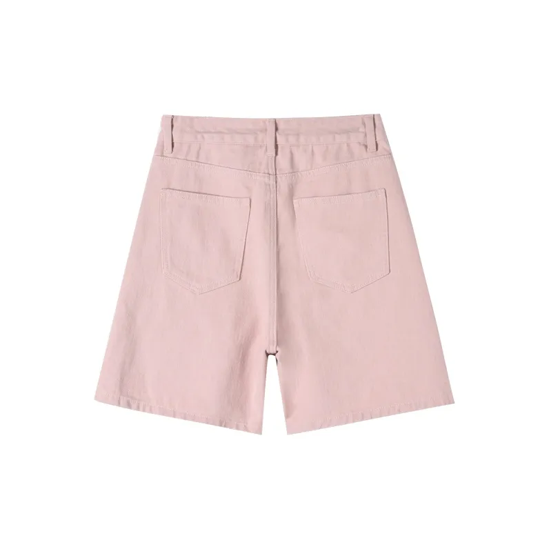 HIPPIEMISS Denim Shorts Women's Pink-1