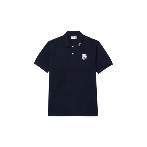 LACOSTE Polo Shirts Men Marine Blue