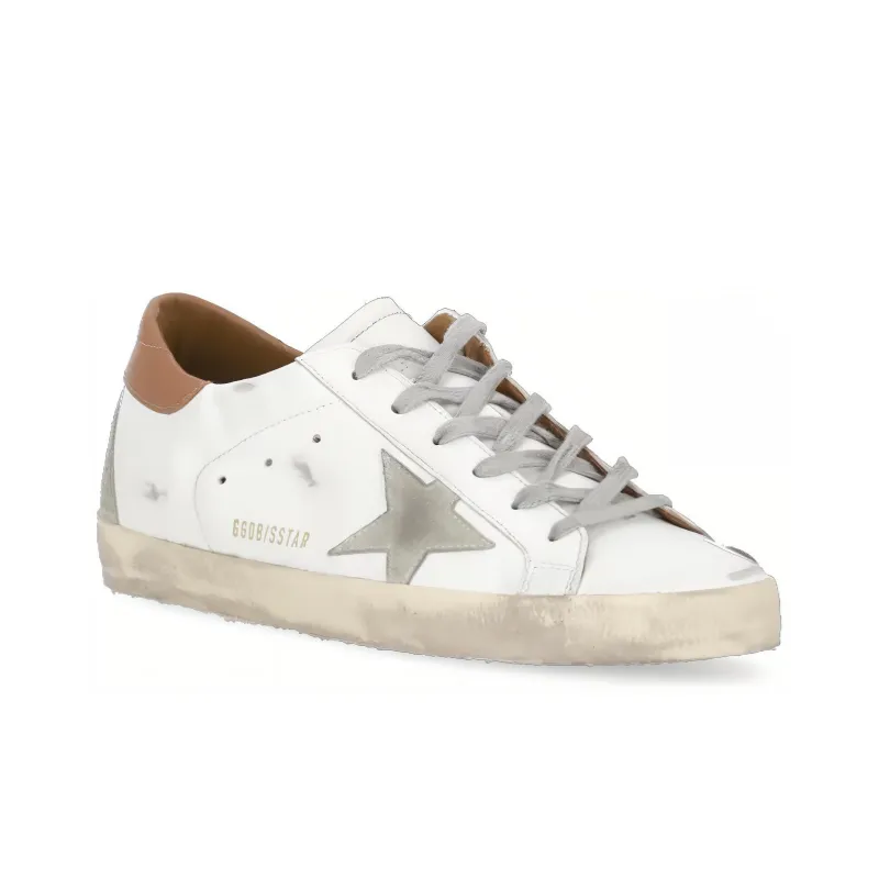 Golden Goose Super-Star White Tan Women's-2