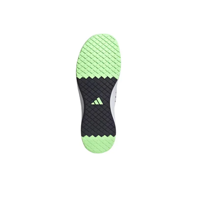 Adidas The Total Anti Slip Wear Resistant Low Top Training Shoes Unisex White Black-4