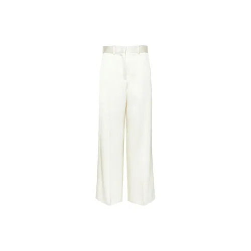 JIL SANDER High-rise Twill Palazzo Trousers