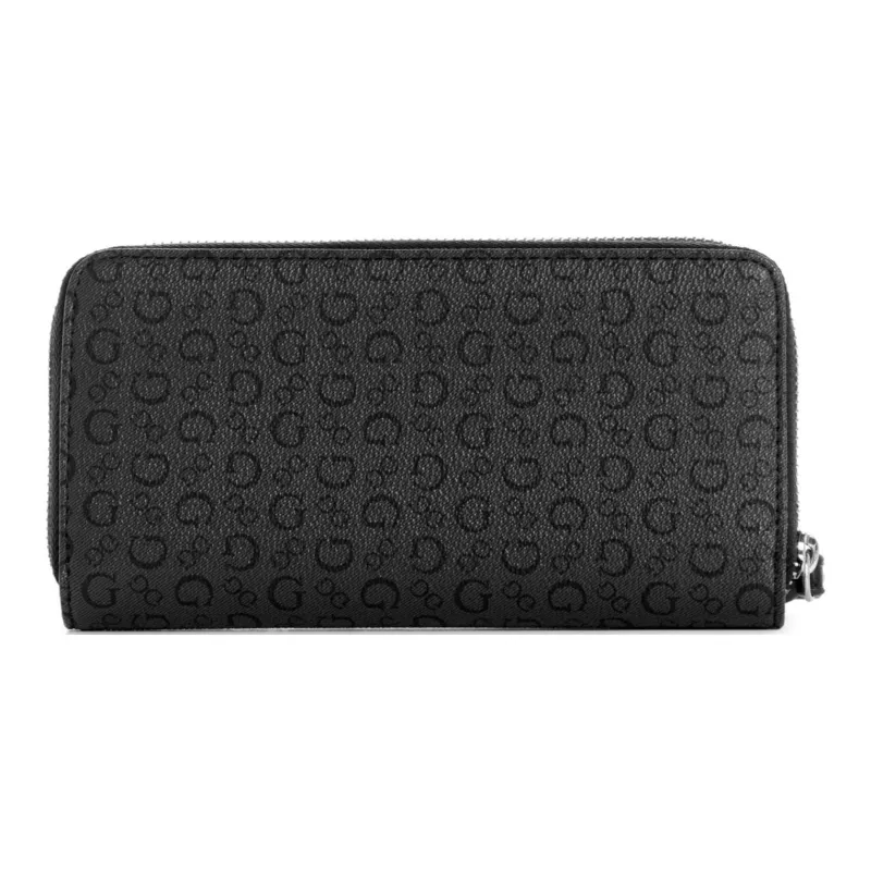 GUESS Artificial Leather Wallet Women's Coal Black-3