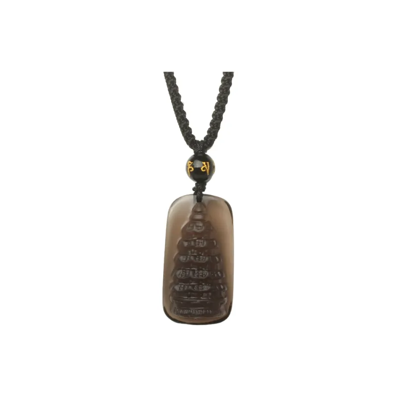 Reiki Obsidian Necklaces Unisex-0