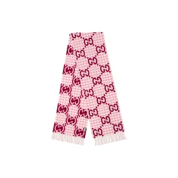 GUCCI Kids Gg Jacquard Wool Scarf