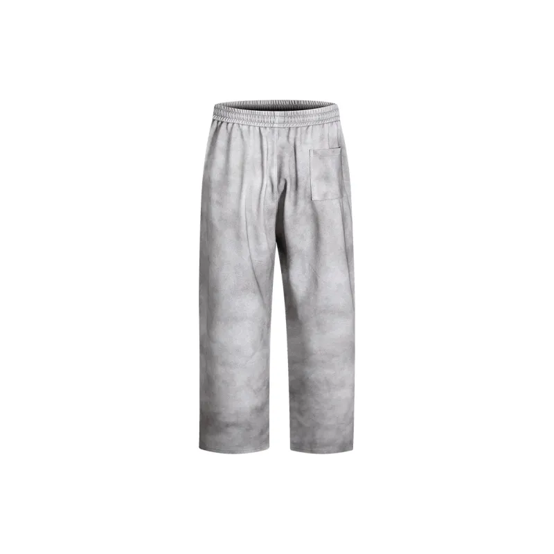 404MOB GANG SS24 Casual Pants Unisex Gray-1