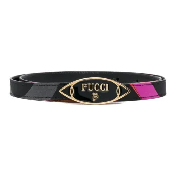 EMILIO PUCCI Multi-way Stripes Leather Belt