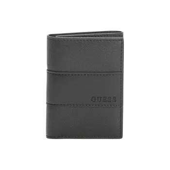 GUESS Artificial Leather Wallet Men's Black