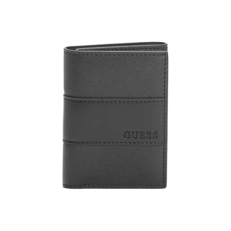 GUESS Artificial Leather Wallet Men's Black-0