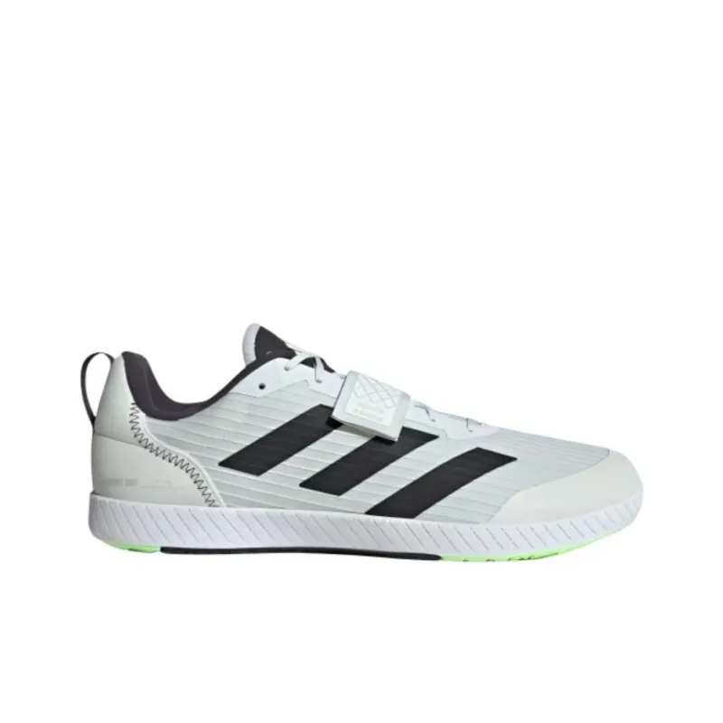 Adidas The Total Anti Slip Wear Resistant Low Top Training Shoes Unisex White Black-1