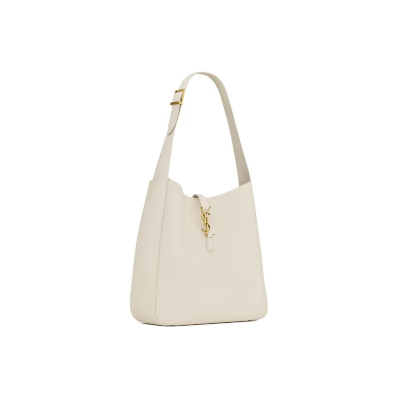 SAINT LAURENT LE5A7CASSANDRE Calfskin Handbag, Shoulder Bag Women's Vintage White-1