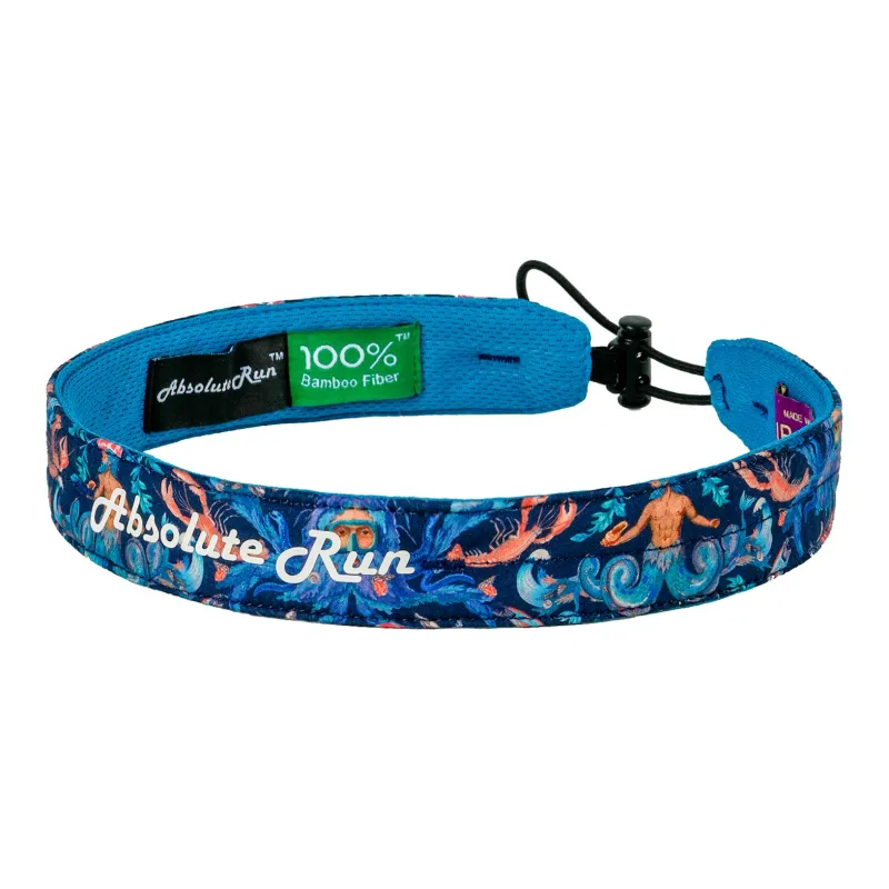 Absolute Run Sweatbands Elastic Moisture-Wicking Antibacterial Running Fitness Yoga Pilates 58±4cm Unisex-1