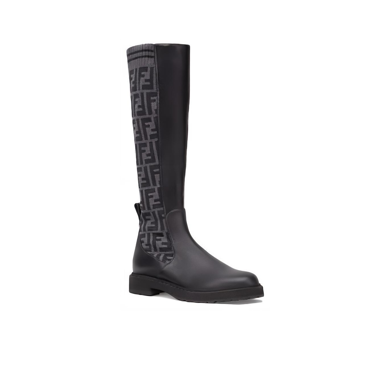 FENDI Rockoko Knee high Boots Women s Black POIZON