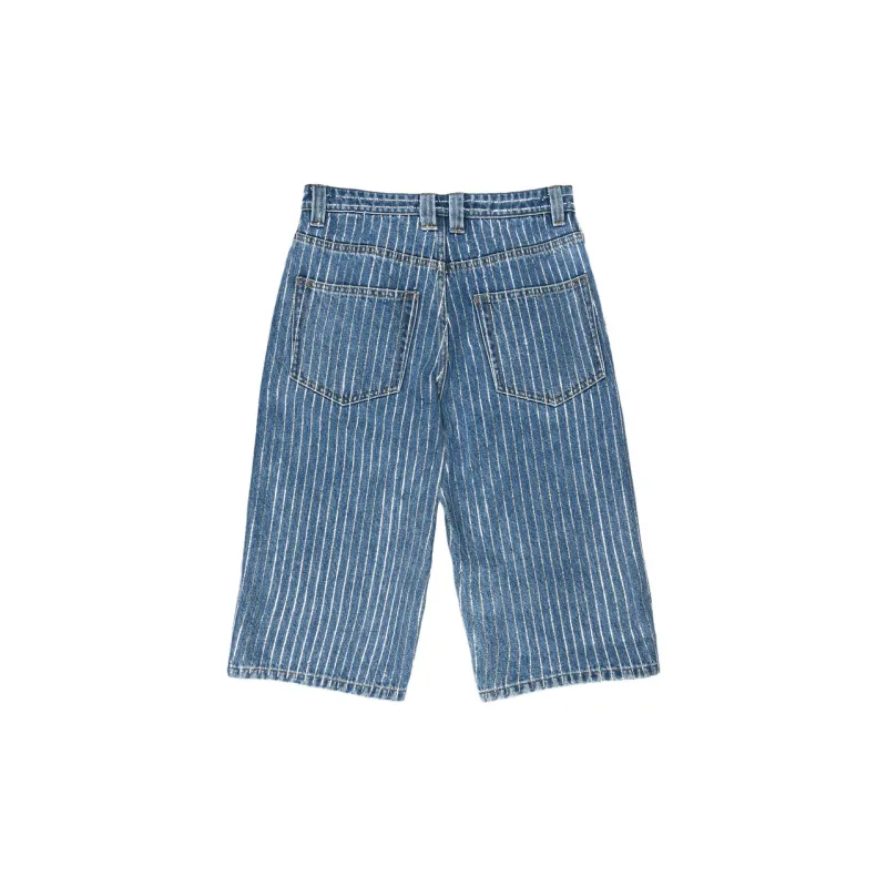 TCH Denim Shorts Unisex Denim Blue-1