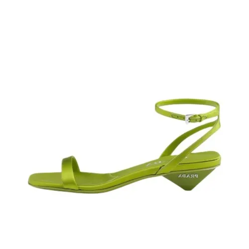 PRADA Strap Sandals 3.5cm Women's Green