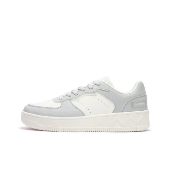 361° Air Force One Coverage Anti Slip And Wear Resistant Low Top Skateboard Shoes Men's White Gray