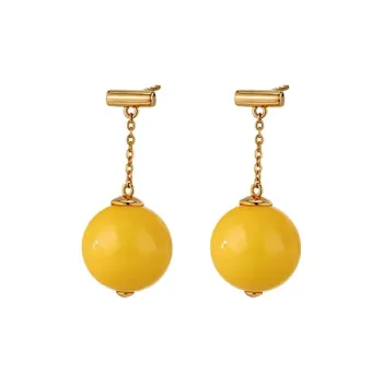 BAILAN BN 925 Sterling Silver Fine Jade Stud Earrings Women's