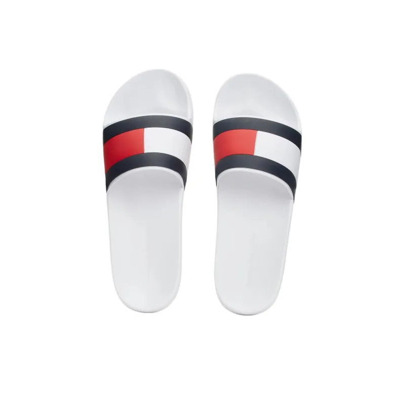 Tommy Hilfiger Slide Slippers Men's White-3