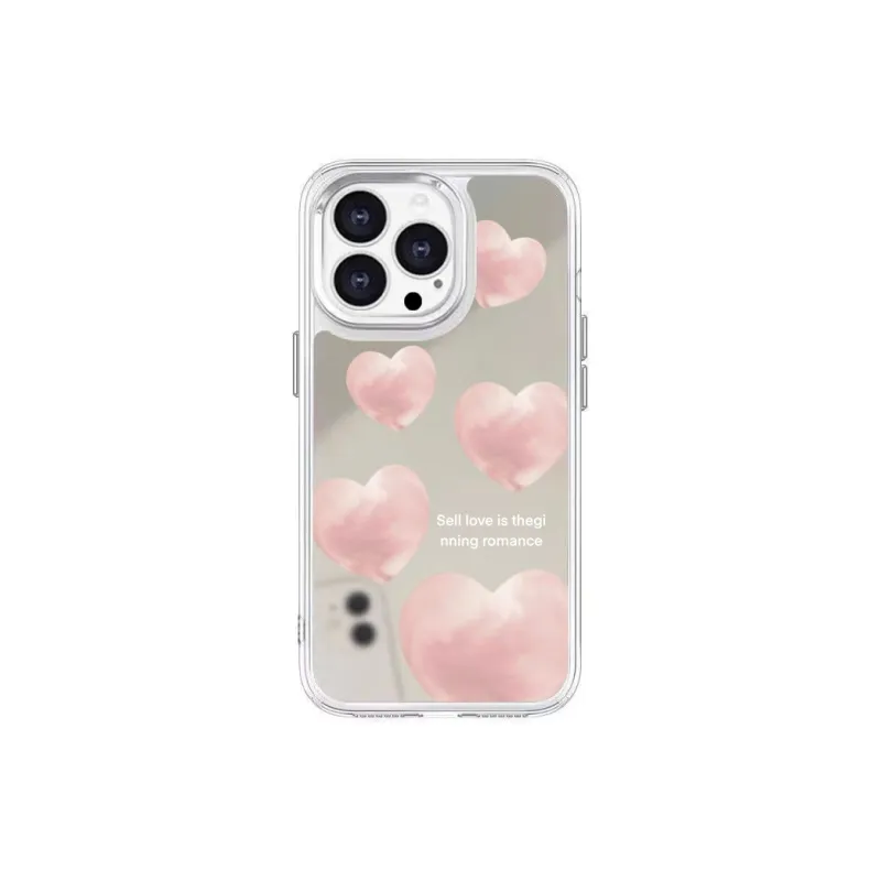 Victory Charge PC Material Cloud Heart Phone Cases Apple/Apple 15PROMAX/14PLUS/13PRO/12/11 Trendy And Cool-0