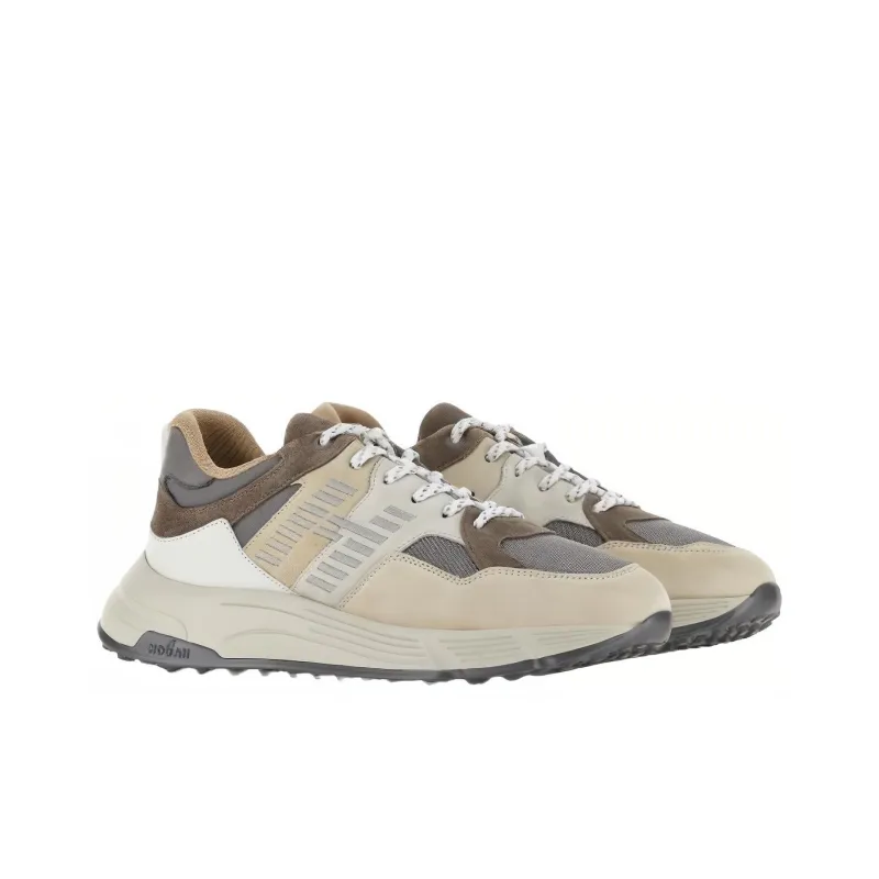 HOGAN Hyperlight Lace-up Panelled Sneakers-2