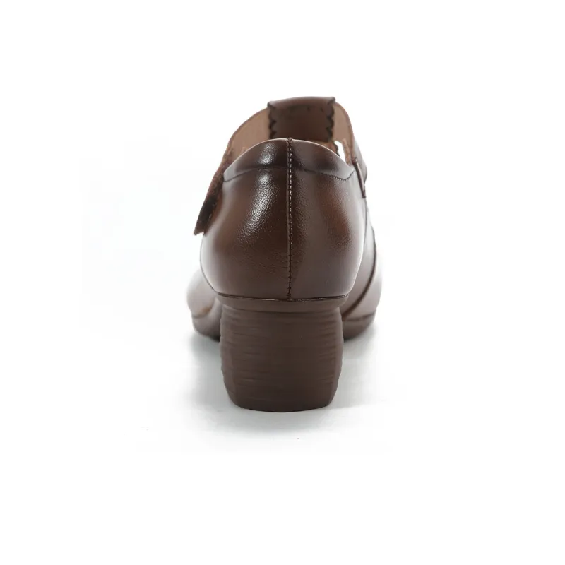 YOUYA BIRD Chunky Heel High Heels Women's-4