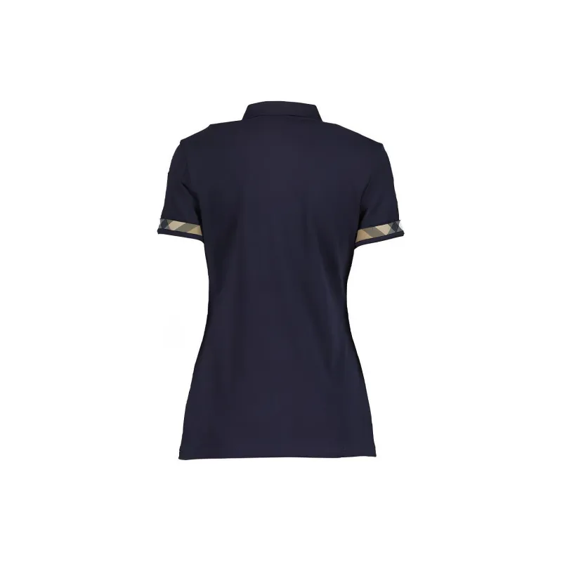 Burberry Polo Shirt Women's Navy Blue-1