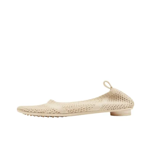 Bottega Veneta Casual Single Shoes Women's Beige