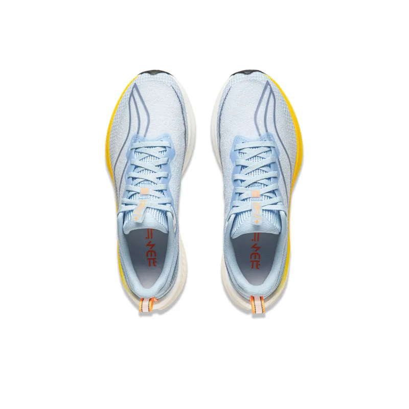 LiNing Red Hare 7 Pro Cushioned Slip-Resistant Rebound Low-Top Running Shoes Women's Glacier Blue-3
